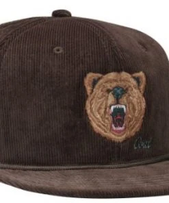Coal Wilderness Corduroy Snapback Cap - Brown Hats