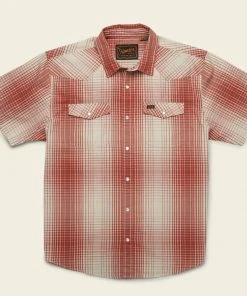Howler Brothers Howler Bros. H Bar B Snapshirt Roberts Plaid - Mars Red