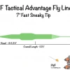 Nature's Spirit Fly Lines FNF Tactical Advantage Line - Sneaky Tip Fast (1.5 Ips)