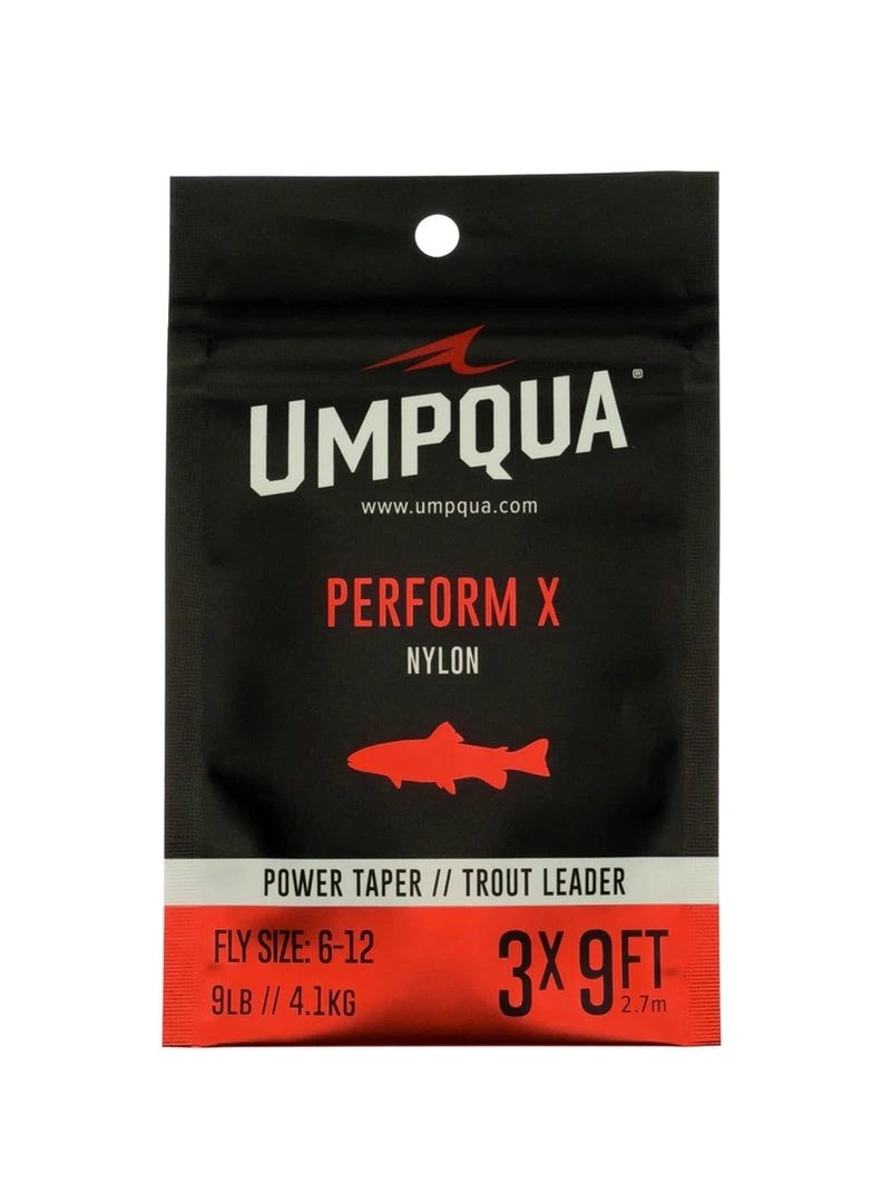 Umpqua Perform X Power Taper Leader 7.5' - 3 Pack 3 Umpqua Perform X Power Taper Leader 7.5' - 3 Pack